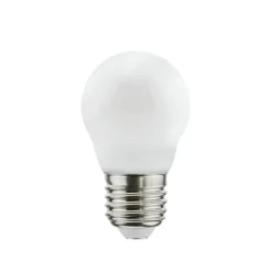 Airam Bombilla Filament LED dim to warm-klot E27, opal, p45 e27, 5w Blanco