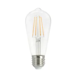 Airam Bombilla Filament LED Edison, Klar-dimbar-4-filamento e27-5w Transparente Best