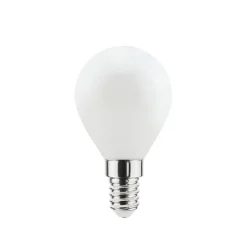 Airam Bombilla Filament LED dim to warm-klot E14, opal, p45 Blanco New