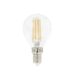 Airam Bombilla LED de filamento con regulación de 3 niveles de intensidad, claro, con memoria, p45 e14, 5w Transparente Best