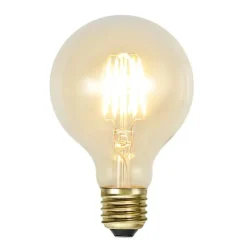 Star Trading Bombilla E27 LED soft glow regulable, 8 cm, 2100 K Transparente Sale