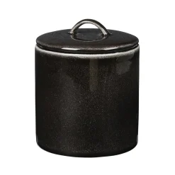 Broste Copenhagen Botes Y Tarros<Bote con tapa Nordic Coal, 12 cm Negro