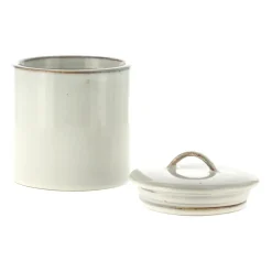 Broste Copenhagen Bote con tapa Nordic Sand, 12 cm Beige Hot