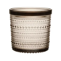 Iittala Bote cristal Kastehelmi grande, lino Beige New