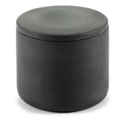 Serax Bote de almacenaje cilíndrico con tapa Cose S bajo Ø7 cm, Dark Grey Gris Discount