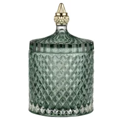 Lene Bjerre Botes Y Tarros<Bote de almacenaje con tapa Miya Ø10,5 cm, Verde