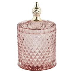 Lene Bjerre Botes Y Tarros<Bote de almacenaje con tapa Miya Ø10,5 cm, Misty rose Rosa