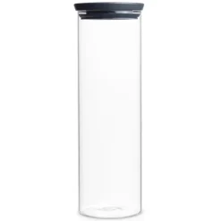 Brabantia Bote de cristal con tapa , 1,9 L Transparente Hot