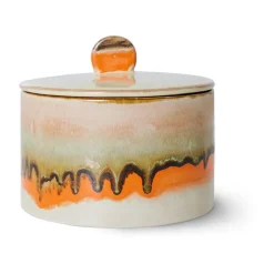 HKliving Bote de galletas 70's cookie jar Ø17 cm, Burst Multi Best