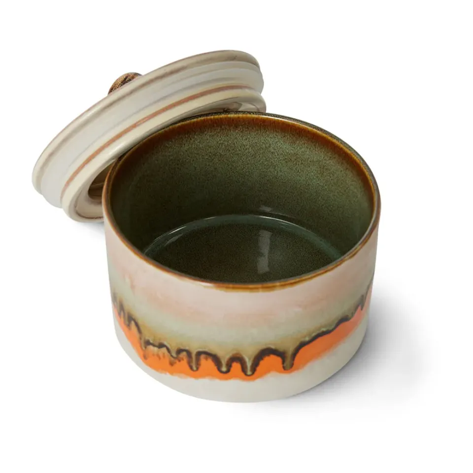HKliving Bote de galletas 70's cookie jar Ø17 cm, Burst Multi Best