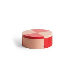 HAY Frascos Y Cajas Decorativas<Bote Tin Container, Round red-soft pink RojoRosa