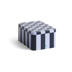HAY Bote Tin Container small, Dark blue-lavender Azul Best