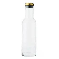 Audo Copenhagen Botella Bottle 1L, vidrio-latón Color doradoTransparente Best