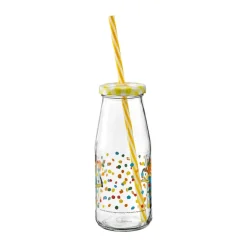 Muurla Botella con tapa y pajita Pippi 4,5 dl, Brinco Transparente Sale