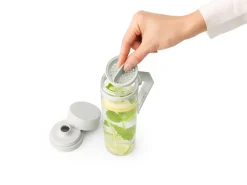 Brabantia Botella de agua con Mantaro Make & Take 0,5 L, claro Gris Sale