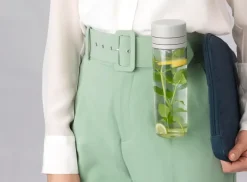 Brabantia Botella de agua con Mantaro Make & Take 0,5 L, claro Gris Sale