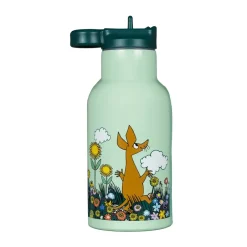 Rätt Start Botella de agua Moomin Meadow 34 cl, Verde Outlet