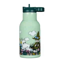 Rätt Start Botella de agua Moomin Meadow 34 cl, Verde Outlet