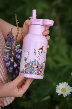 Rätt Start Botella de agua Moomin Meadow 34 cl, Rosa Discount