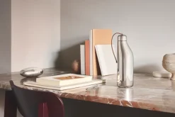 Georg Jensen Botella de agua Sky 50 cl, acero inoxidable Plateado Hot