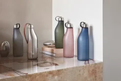 Georg Jensen Botella de agua Sky 50 cl, acero inoxidable Plateado Hot