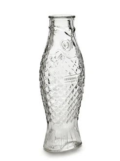 Serax Botella de vidrio Fish & Fish 85 cl, Transparent Transparente Discount