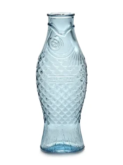Serax Jarras Y Garrafas<Botella de vidrio Fish & Fish 85 cl, Light blue Azul