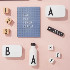 Design Letters Botella termo AJ Vintage, N Blanco Clearance