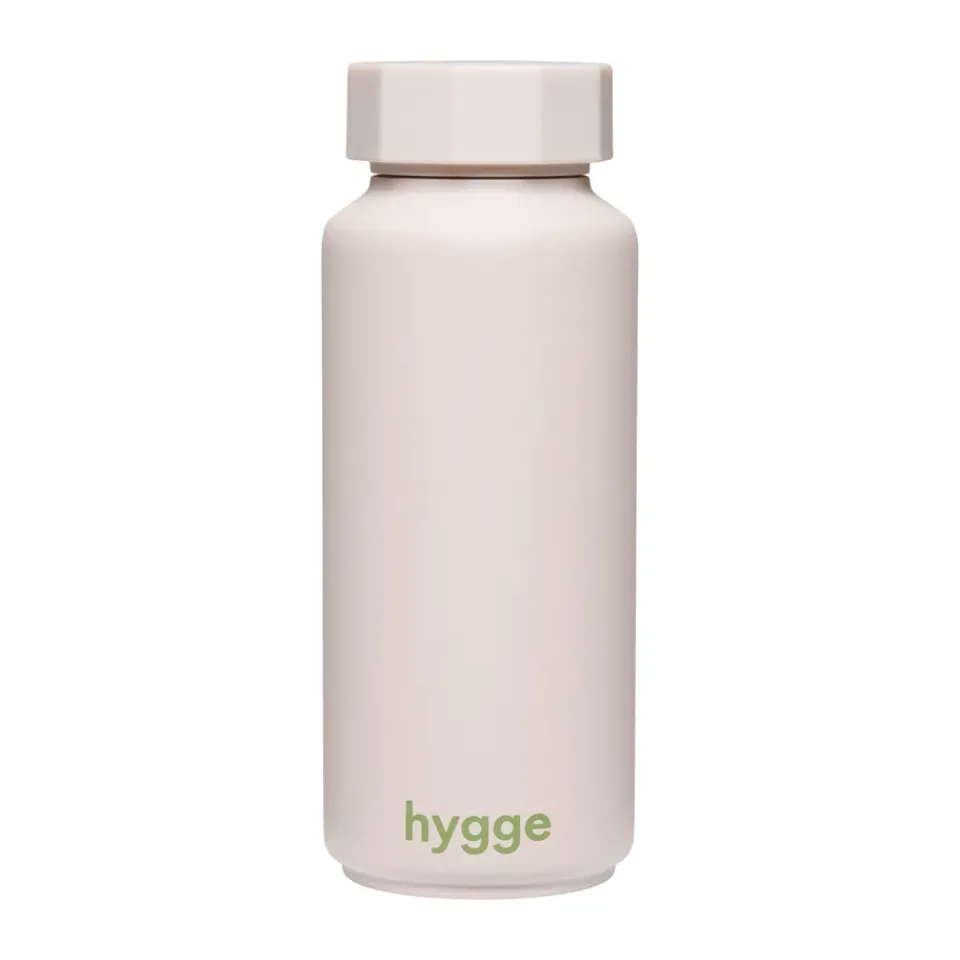 Design Letters Botella termo , Hygge-pastel Beige Hot