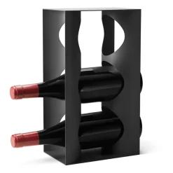 Georg Jensen Botellero Alfredo 3 botellas 33,6x12 cm, Black Negro Discount
