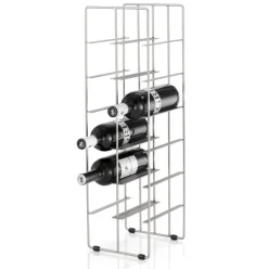 Blomus Botellero para 12 botellas Pilare, acero Plateado Discount