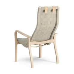 Swedese Butaca alto Primo con cojín para cuello haya lacada, natural Beige Outlet