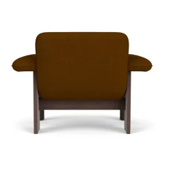 Audo Copenhagen Butaca Brasilia low back, Dark oak-Baru 0450 Color dorado Discount