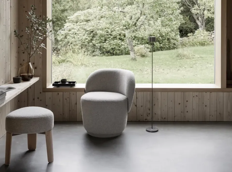 Blomus Butaca Kuon, Socia desert Gris Best