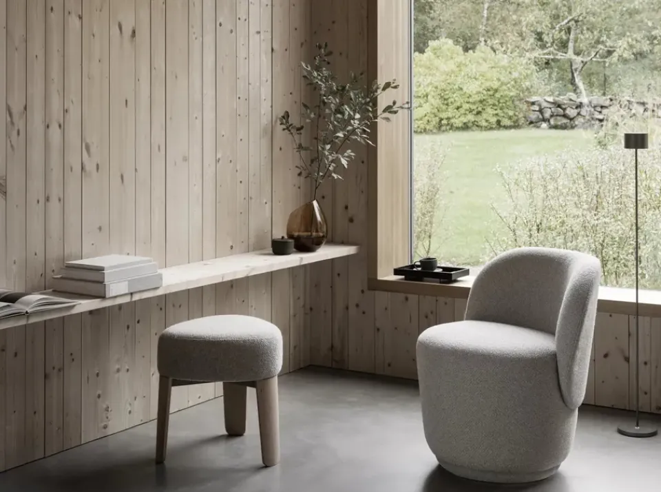 Blomus Butaca Kuon, Socia desert Gris Best