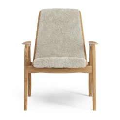 Swedese Butaca Laminett roble aceitado/piel de oveja, Moonlight Beige Clearance