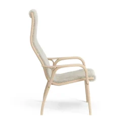 Swedese Butaca Lamino haya lacada/piel de oveja, Moonlight Beige Sale