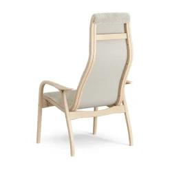 Swedese Butaca Lamino haya lacada/piel de oveja, Moonlight Beige Sale