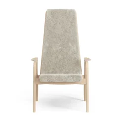 Swedese Butaca Lamino haya lacada/piel de oveja, Moonlight Beige Sale