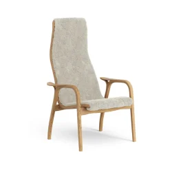 Swedese Sillones Y Reposapiés<Butaca Lamino roble aceitado/piel de oveja, Moonlight Beige