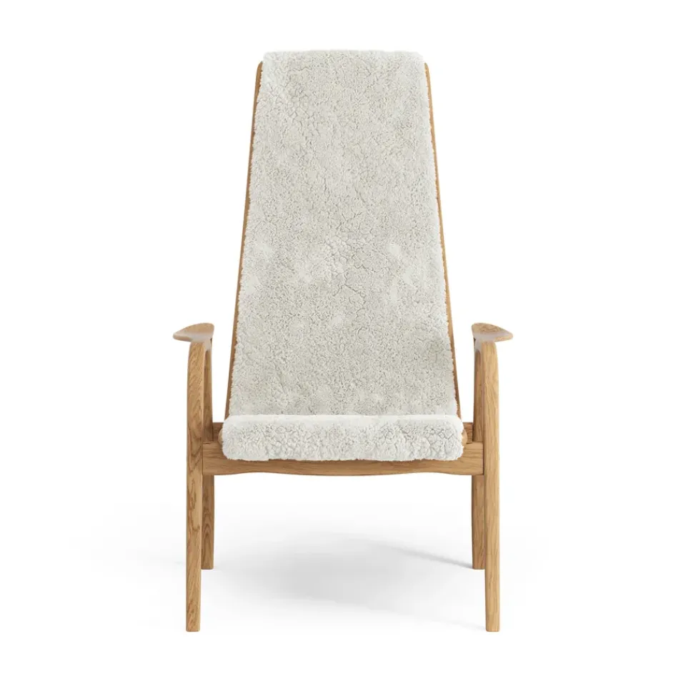 Swedese Butaca Lamino roble aceitado/piel de oveja, Offwhite (blanco) Beige Outlet