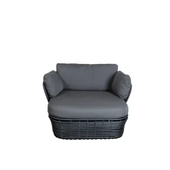 Cane-line Butaca Lounge Basket, Graphite grey, incl. cojines es Gris Online