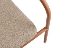 Brafab Butaca Lounge Bendt, Teddy beige-peach Rojo New