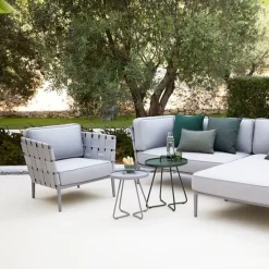 Cane-line Butacas Y Sillones De Exterior<Butaca Lounge Conic, Light grey, incl. cojines Gris