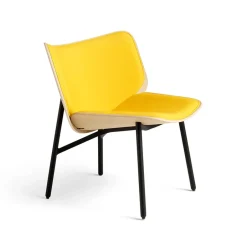 HAY Sillones Y Reposapiés<Butaca lounge Dapper, Steelcut trio 446 -roble-estructura negra Amarillo