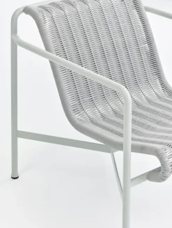 HAY Butaca Lounge Palissade Cord Low, Sky grey Gris Sale