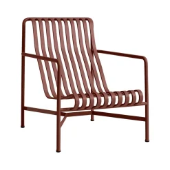 HAY Butaca Lounge Palissade High, Iron red Rojo Sale