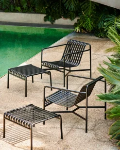 HAY Butacas Y Sillones De Exterior|Muebles Lounge De Exterior<Butaca Lounge Palissade Low, Anthracite NegroGris