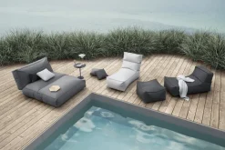 Blomus Tumbonas Y Sillas Para Tomar El Sol|Sillas De Exterior<Butaca Lounge puff STAY 60x120 cm, Cloud Gris