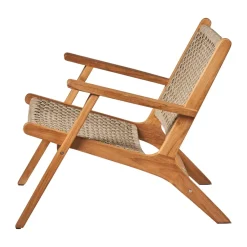 1898 Butacas Y Sillones De Exterior|Muebles Lounge De Exterior<Butaca Lounge Sandvik, Teca Marrón